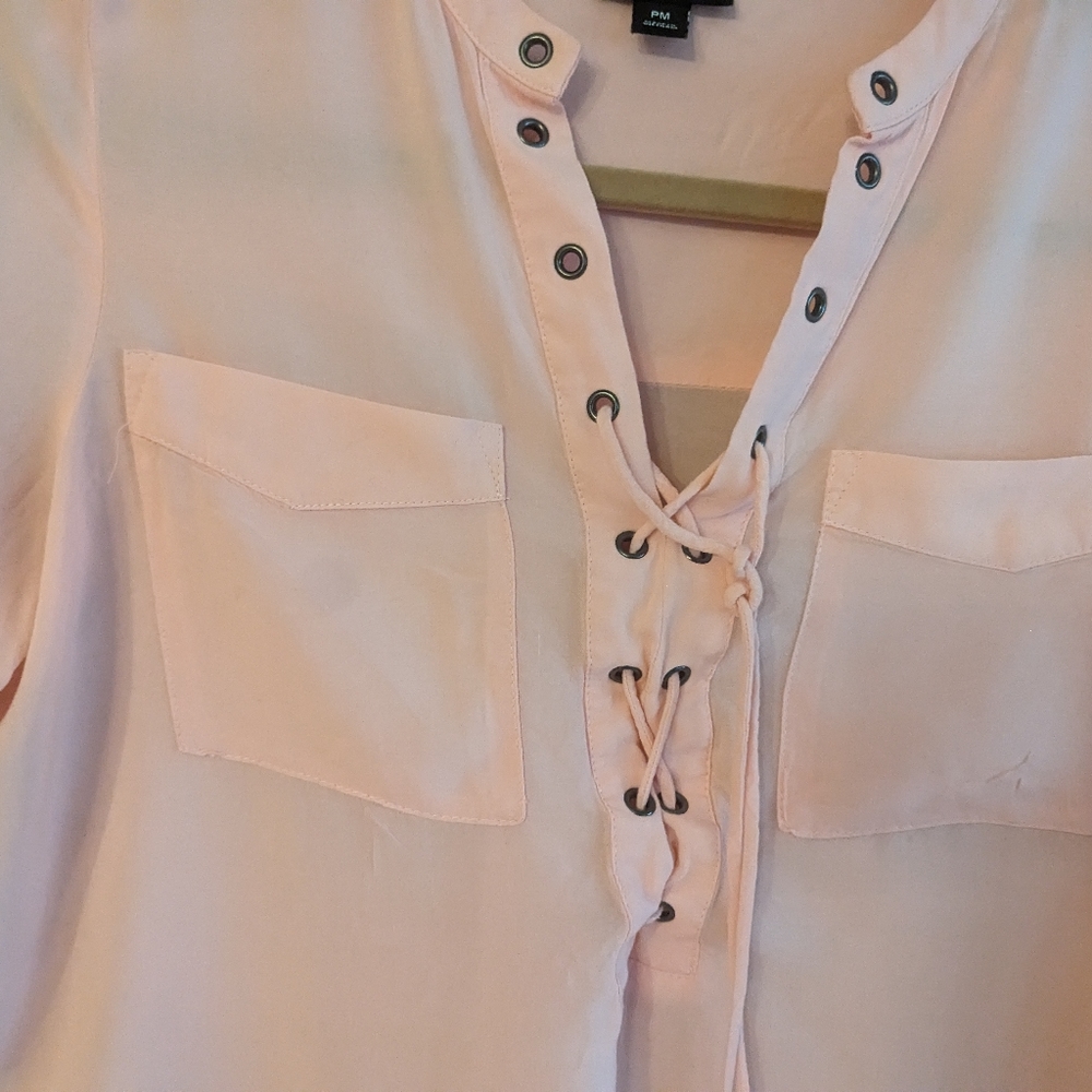 Ana Petite Medium Peach blouse - Picture 12 of 13